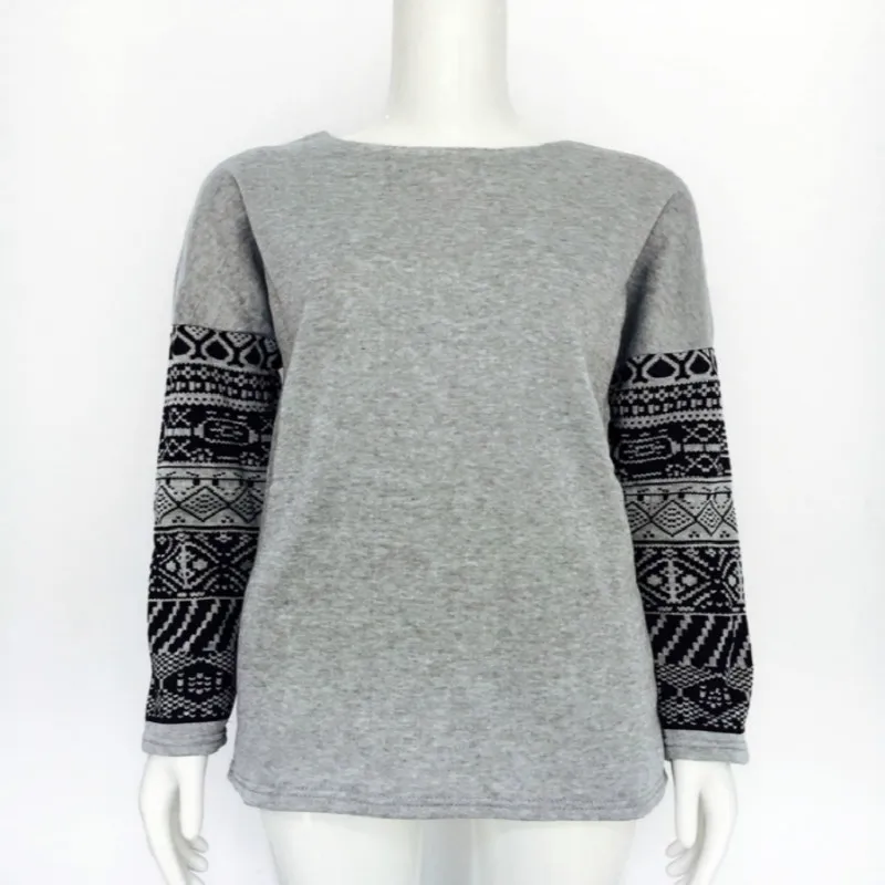 2018 Новый Модный женский длинный рукав с цветочным принтом рубашка Повседневная