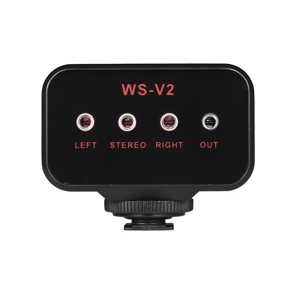 Andoer штатив 3 5 мм стерео двухканальный Микрофон Mic Аудио Микшер адаптер для камеры