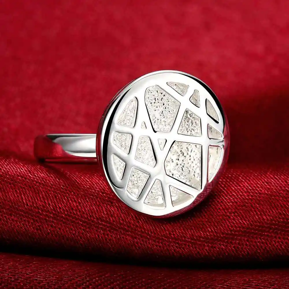 Лидер продаж акция по потере денег! Посеребренные свадебные кольца круглые полые