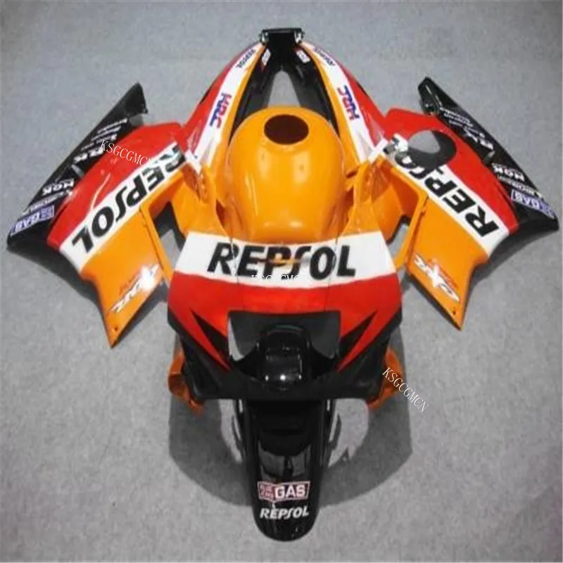 Обтекатель для HONDA CBR 600 F2 1991 1994 CBR600 91 92 93 94 оранжевый черный пластиковый|Накладки и