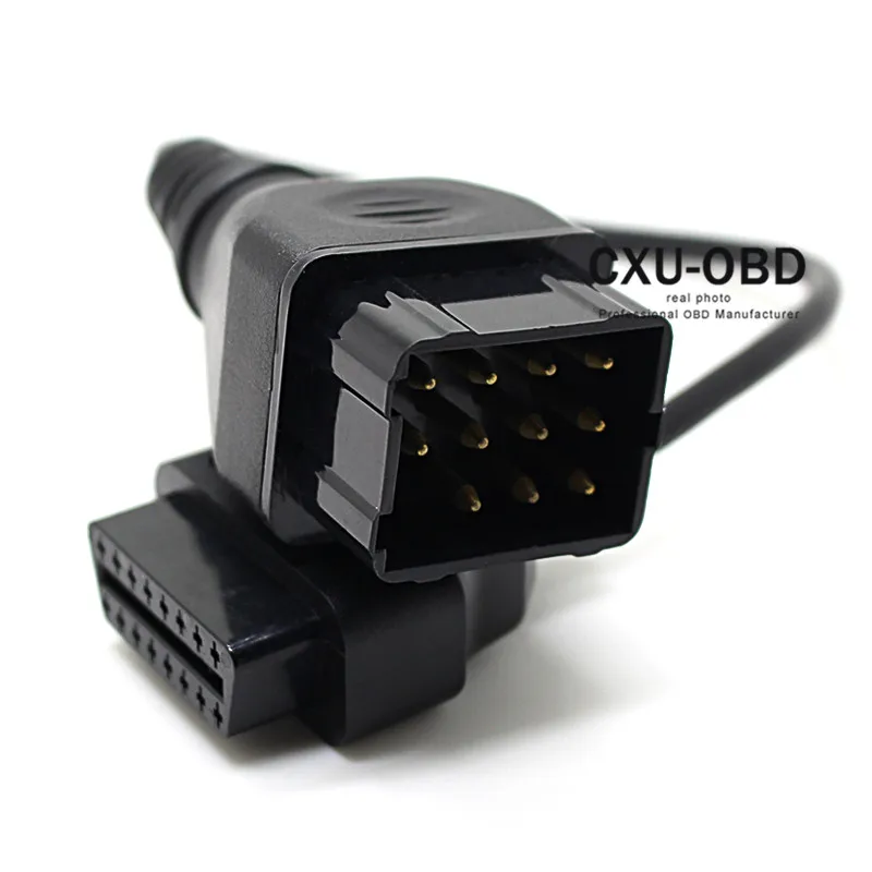 Диагностический адаптер с 12 Pin на 16 OBD OBD2 Female для Renault|16 pin|12 pinobd2 female |