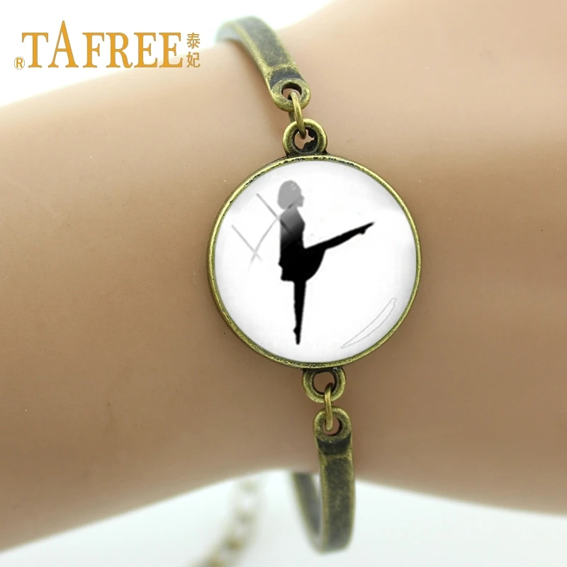 TAFREE элегантный балетный танцевальный браслет танцевальная гимнастика балерина