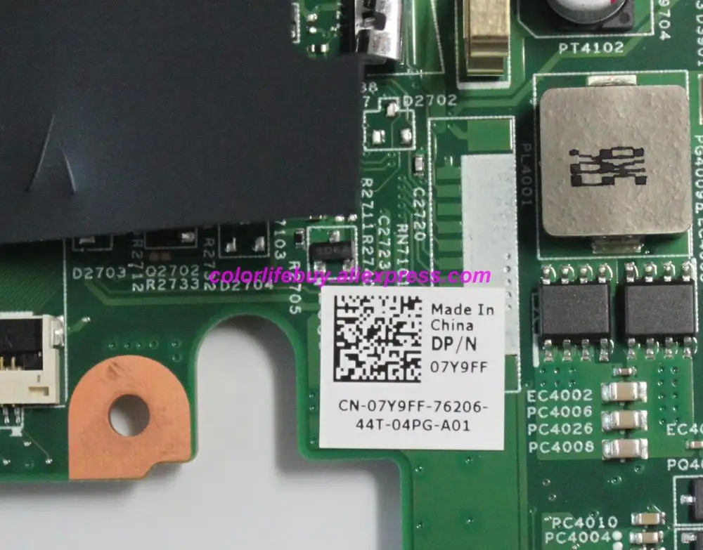 Натуральная CN-07Y9FF 07Y9FF 7Y9FF Материнская плата ноутбука для Dell Inspiron 2420 3420 Тетрадь PC