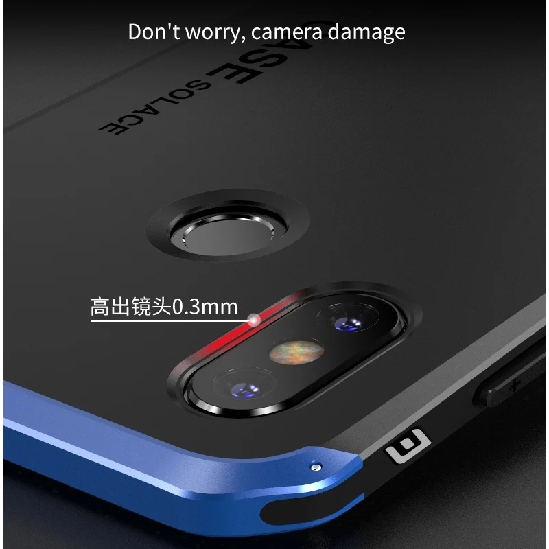 Чехлы для Xiaomi mi8 Жесткий Чехол задней панели из поликарбоната металлический