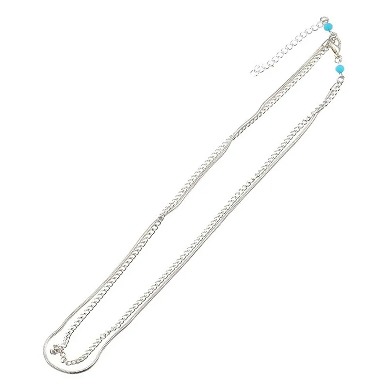 Модный многослойный серебряный цвет кисточкой ножной браслет богемное лето пляж