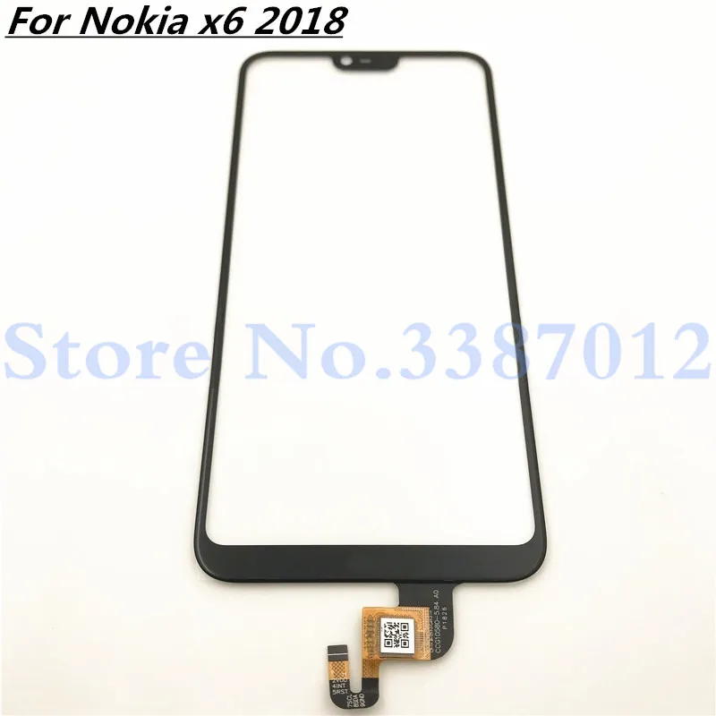 

Высококачественный сенсорный экран 5,8 дюйма для Nokia X6 2018 с двумя SIM-картами TA-1099, дигитайзер, сенсор, внешняя стеклянная панель объектива, чер...