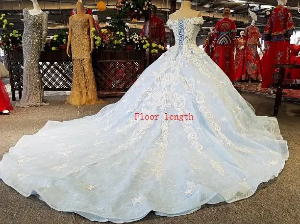 floor length Люксовые вечерние вечерние платья LS00385 - Цвет: floor length