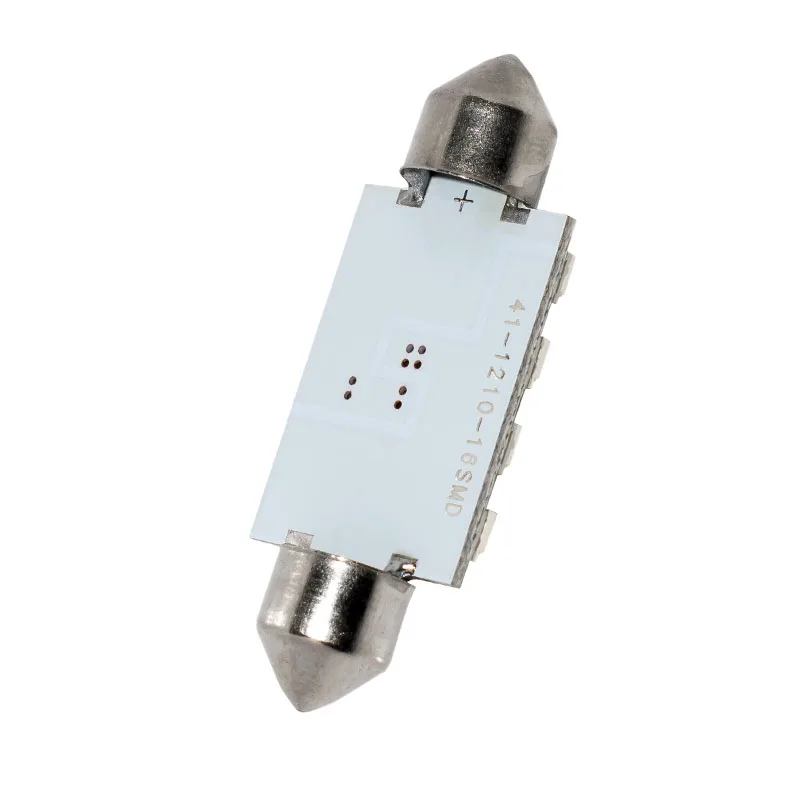 2 шт. 42 мм C5W C10W SV8.5 Festoon 16 led 3528 smd Автомобильный номерной знак свет авто корпус