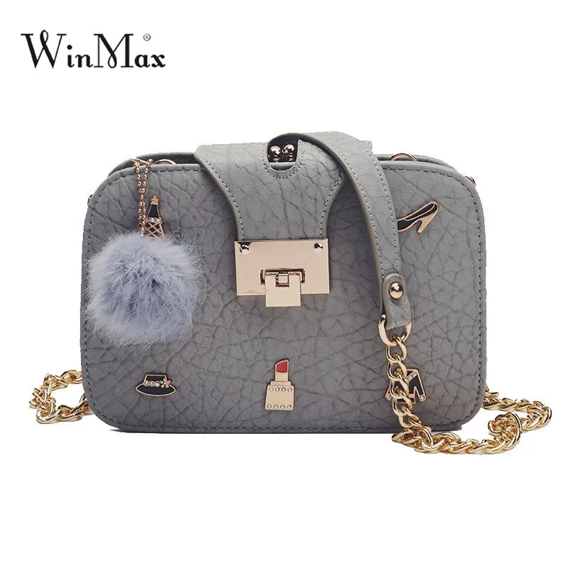 Женская сумка через плечо Winmax модная клатч с цепочкой и заячьими ушками 2019|fashion