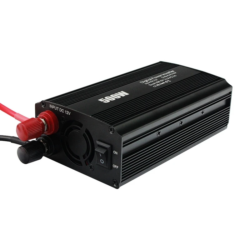 DC 12V к переменному току 110V автомобиля Мощность инвертор 100W 2.1A Dual USB Порты и разъёмы