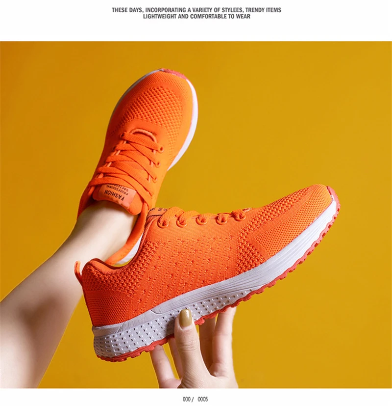 Уличная прогулочная обувь женская летняя для бега дышащие кроссовки женские