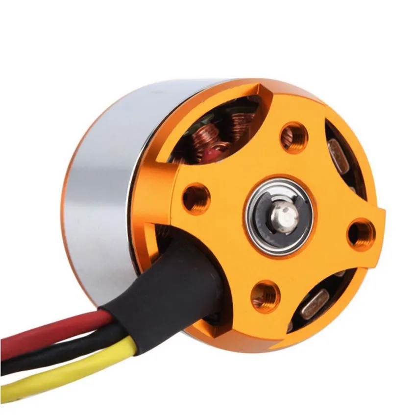 1 шт. A2212 бесщеточный двигатель 2700KV бесколлекторный бесщеточный двигатель для RC самолета мультикоптера фиксированного крыла Дрон 5030 пропеллер