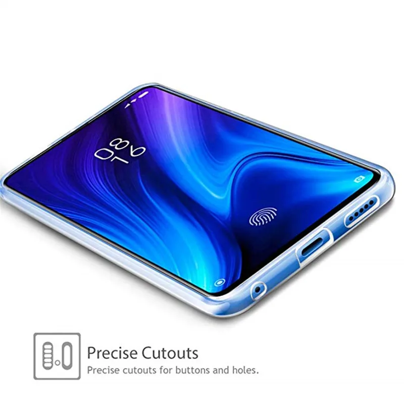 Чехол для Xiaomi Mi 9T Pro 9TPro Роскошный прозрачный мягкий силиконовый чехол из ТПУ Для