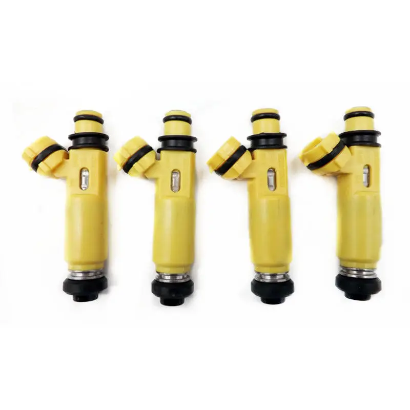 

4pcs Fuel Injectors for 2004-2008 Mazda RX-8 195500-4450 yellow