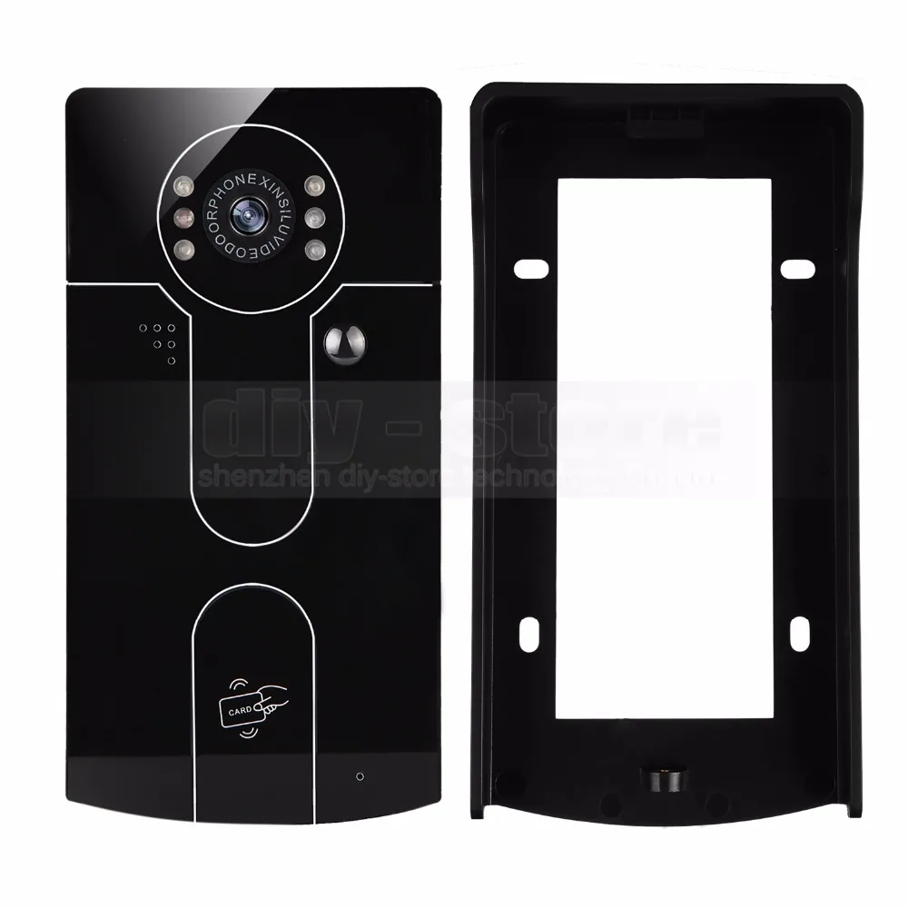 DIYSECUR 10 дюймов видеодомофон дверной звонок домашняя система безопасности RFID