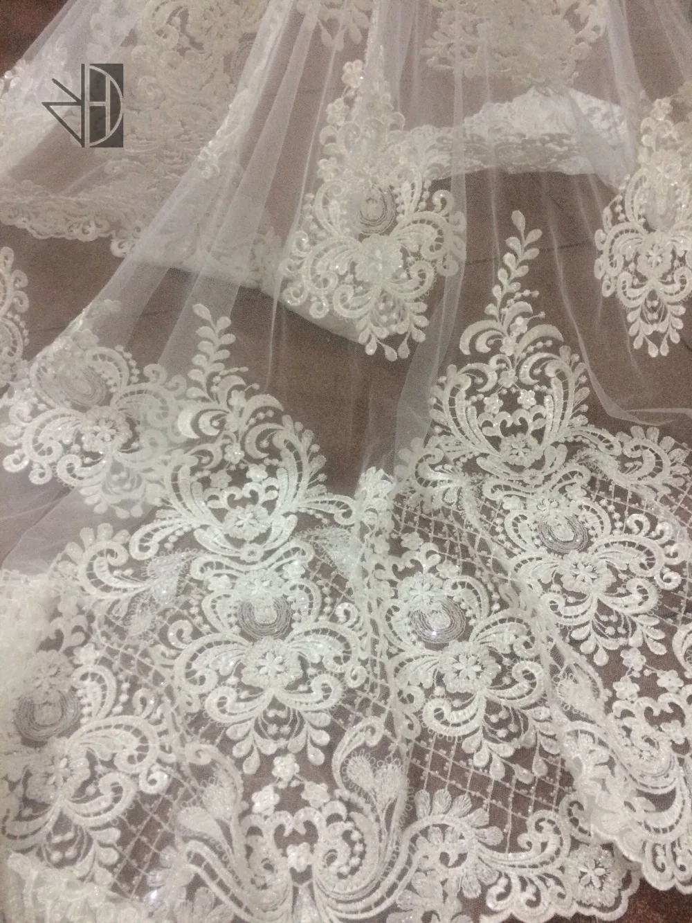 Высокое качество бисер нигерийский стиль французская Тюлевая кружевная ткань