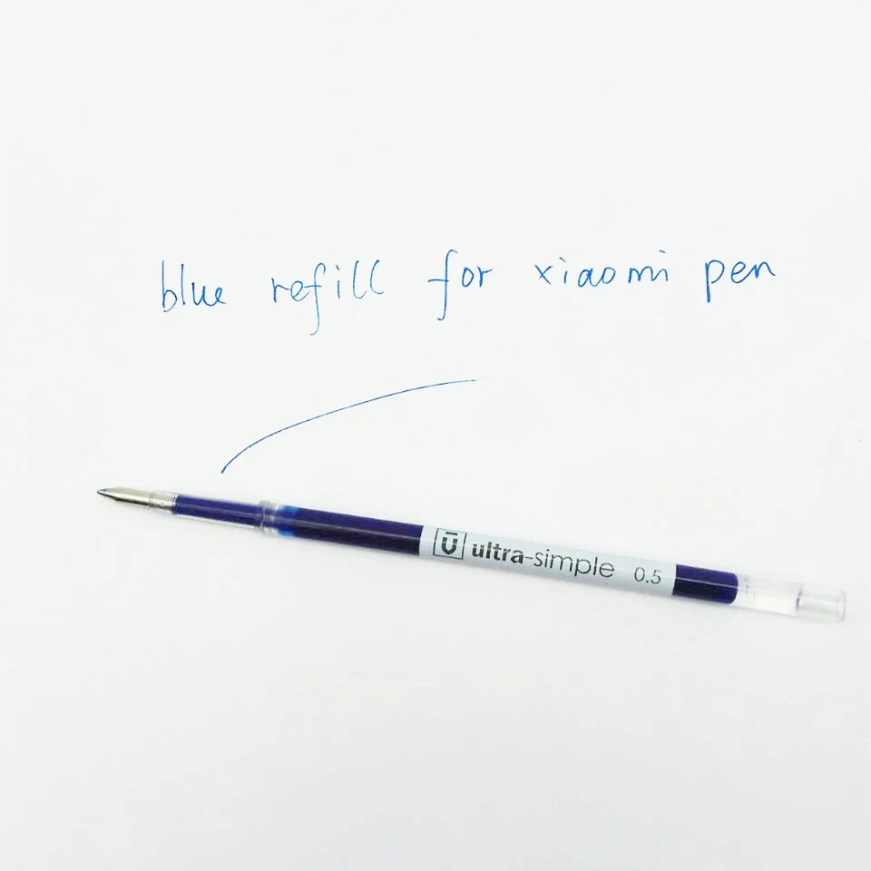 Синие черные красные цветные чернила 0 5 мм запасные части для ручки xiaomi MIpen только