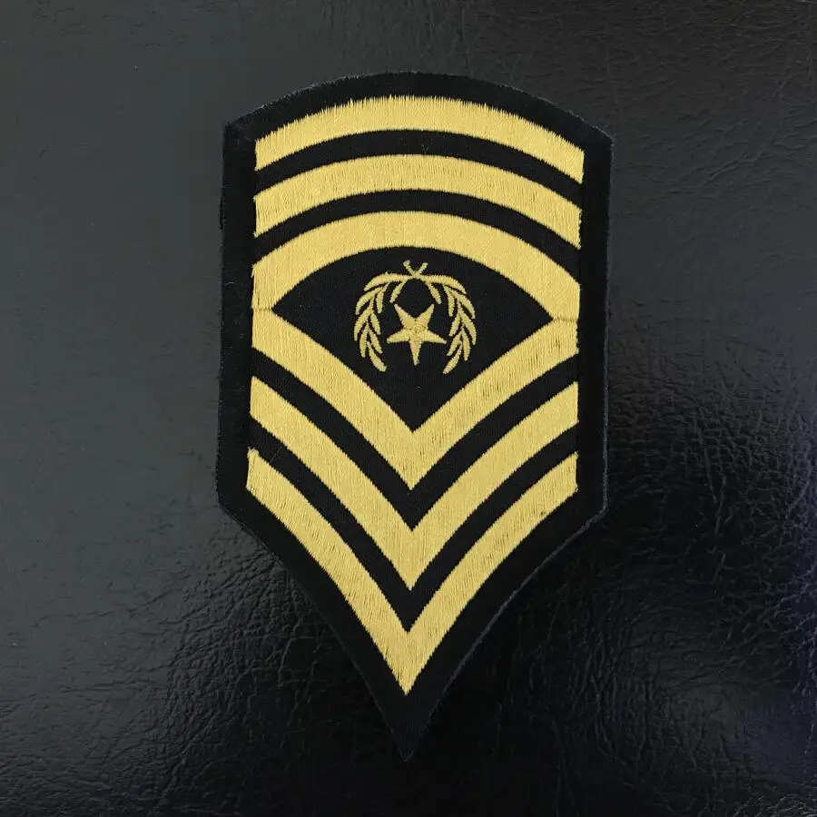 Вышивка военный звание значок крючок армейская тактическая нашивка ткань Боевая