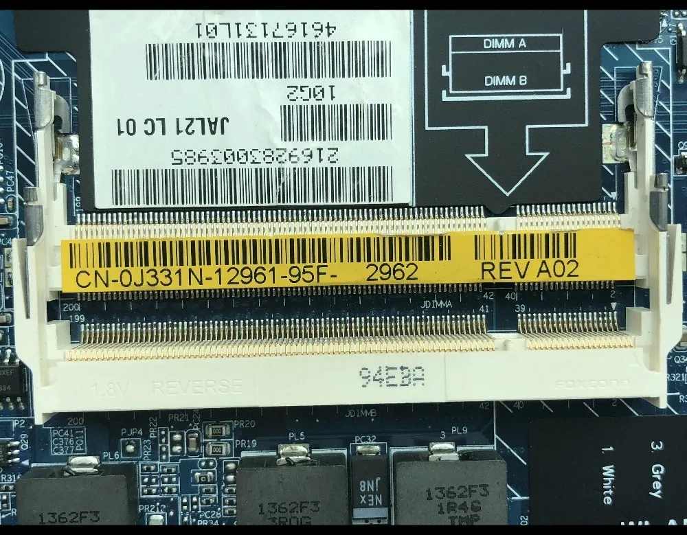 Материнская плата для ноутбука Dell Latitude E6500 J331N PGA478 DDR2 PM45100 % полностью