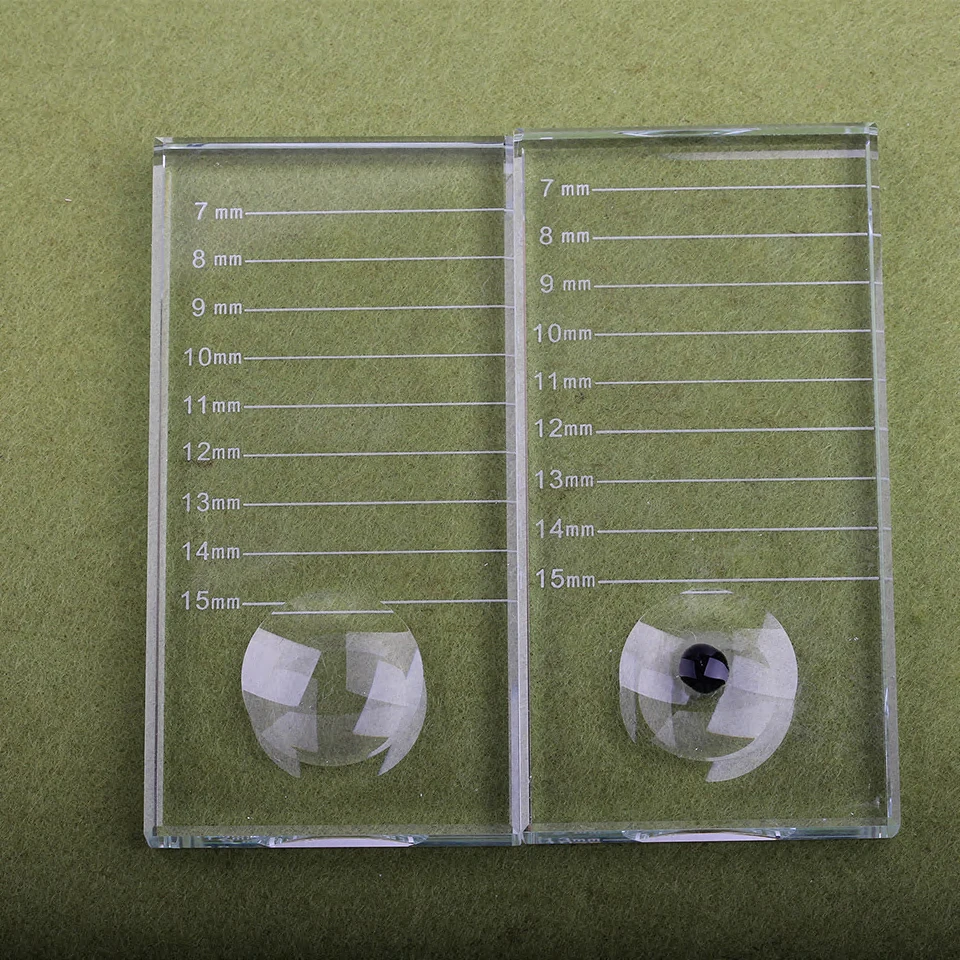 5 шт./лот Печатный камень для наращивания ресниц Нефритовый Кристальный