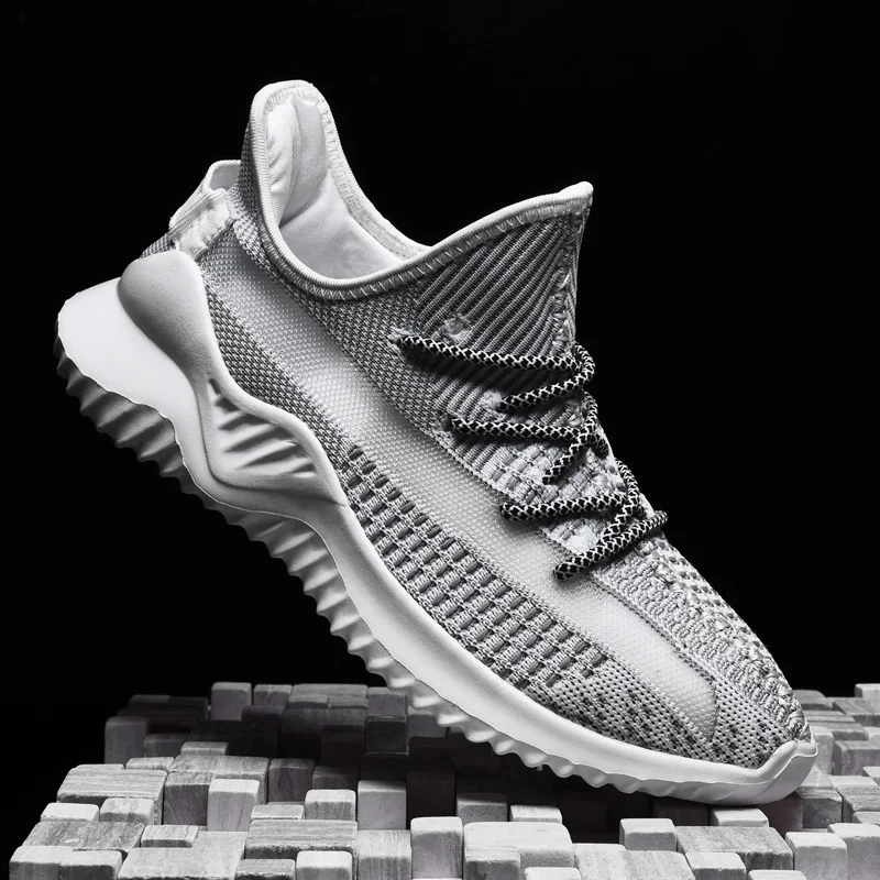 Кроссовки Hemmyi мужские сетчатые удобные дышащие повседневная обувь на шнуровке