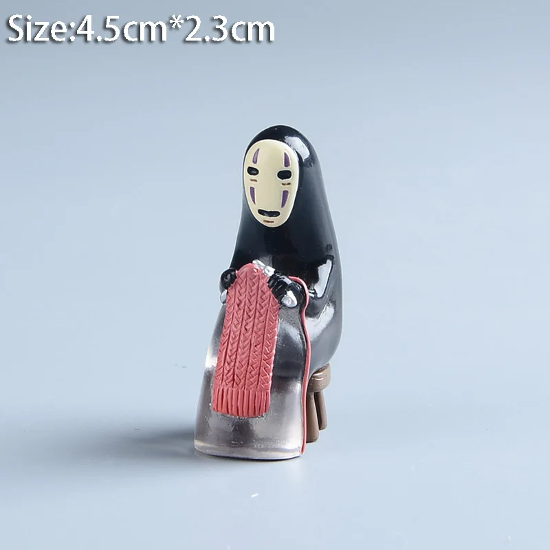 Тихиро миядзаки Хаяо Унесенные Призраками Фигурку Studio Ghibli Аниме Смолы Figuras Kaonashi