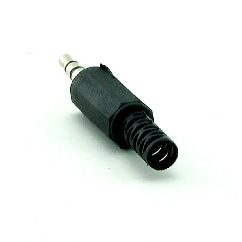 Мини-штекер 3 5 мм для аудиоразъема штекер наушников стерео с черным пластиковым