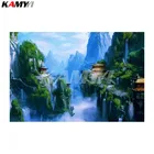 5d Бриллиантовая вышивка фэнтези, Горный Замок, алмазная живопись, вышивка крестиком, картина, стразы, полная квадратная Алмазная мозаика DD