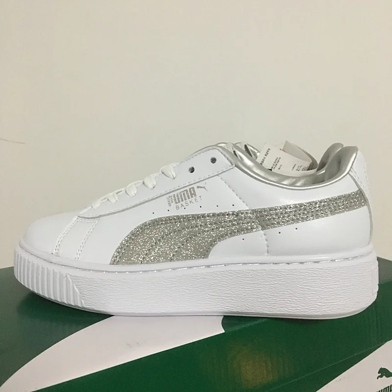Бесплатная доставка Puma by Rihanna замшевые криперы Женская и мужская обувь дышащая