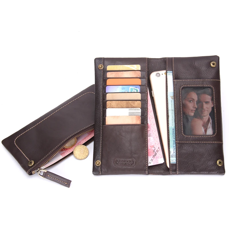 Мужские кошельки кошелек из натуральной кожи деловой дизайнерский мужской клатч