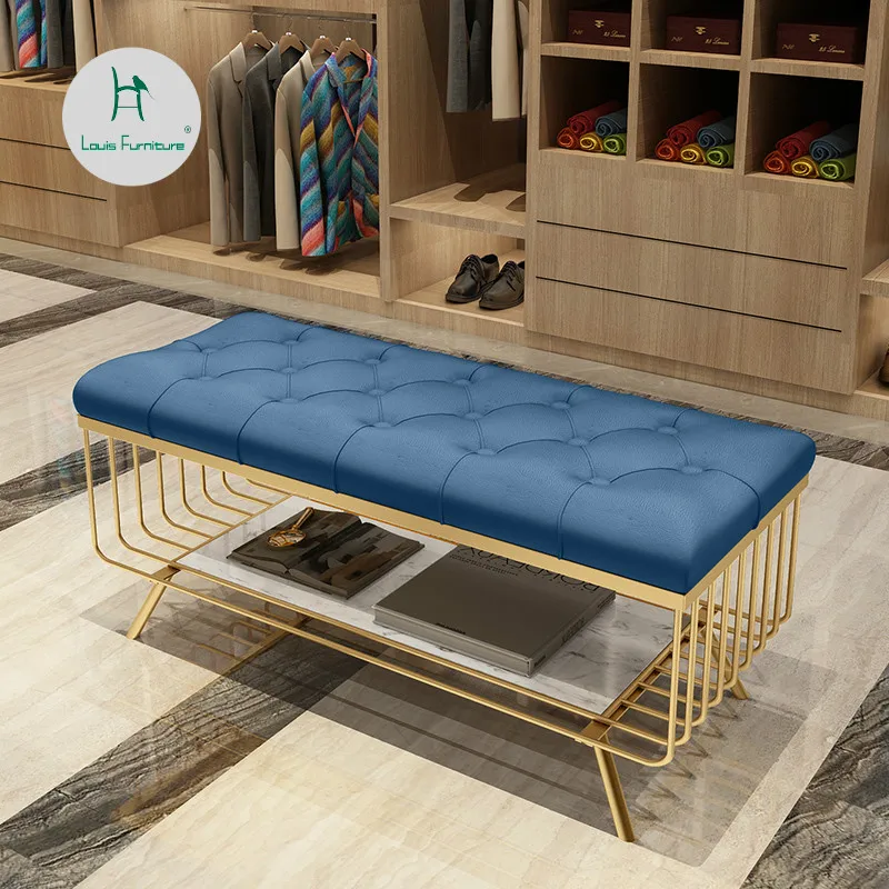 

Louis Fashion Stools Nordic Modern Doorway Shoes Clothing Shops Sofa