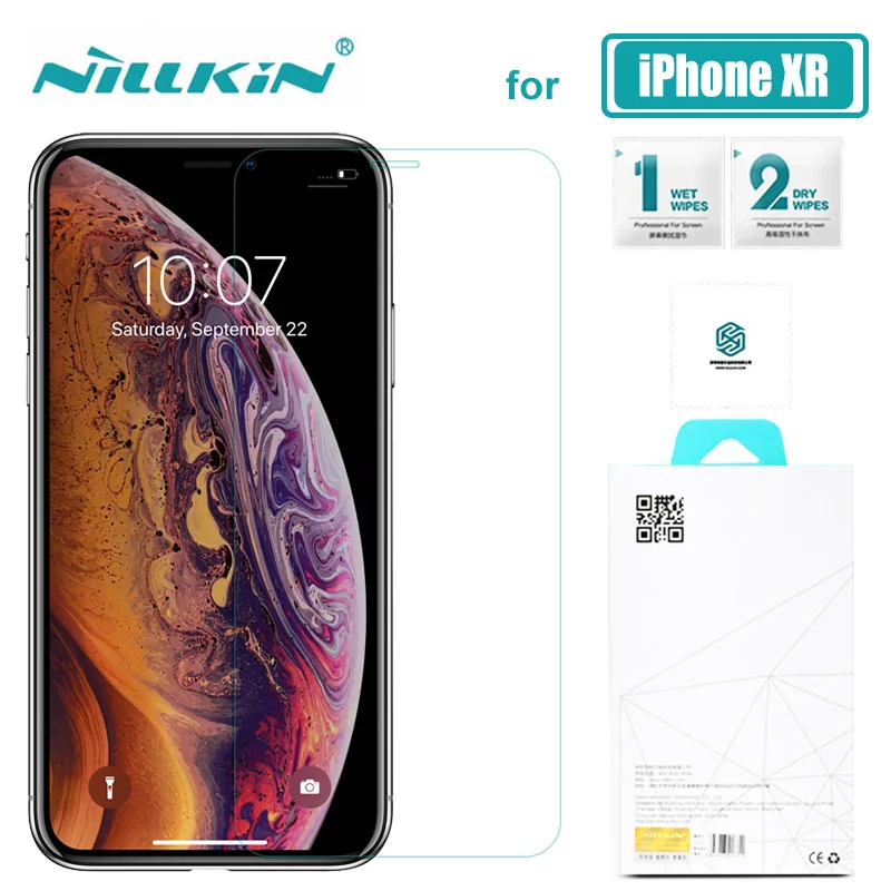 Для iPhone XR стекло Nillkin 9H + 0 3 мм закаленное для iPhoneXR защита экрана против царапин 2.5D