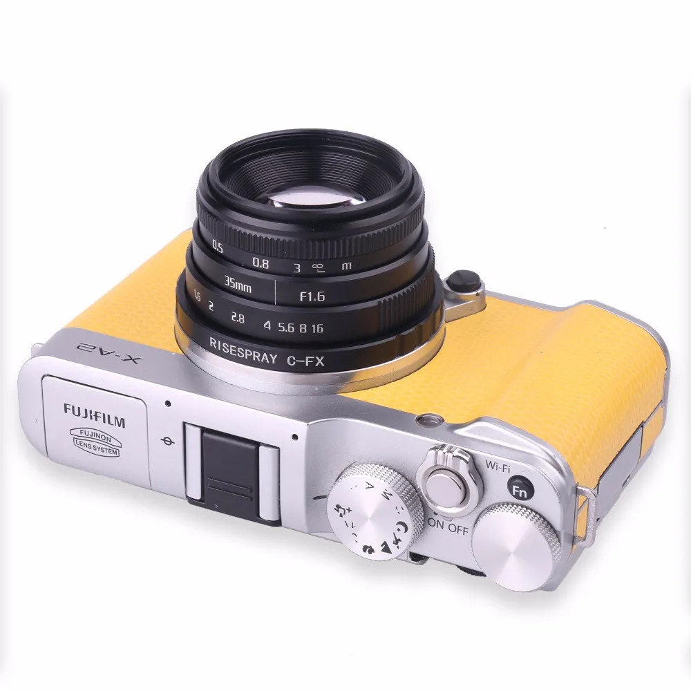 Фуцзянь 35 мм f1.6 C крепление cctv объектив II камера объектив для N1 Fujifilm FX NEX Micro 4/3 EOS M черный