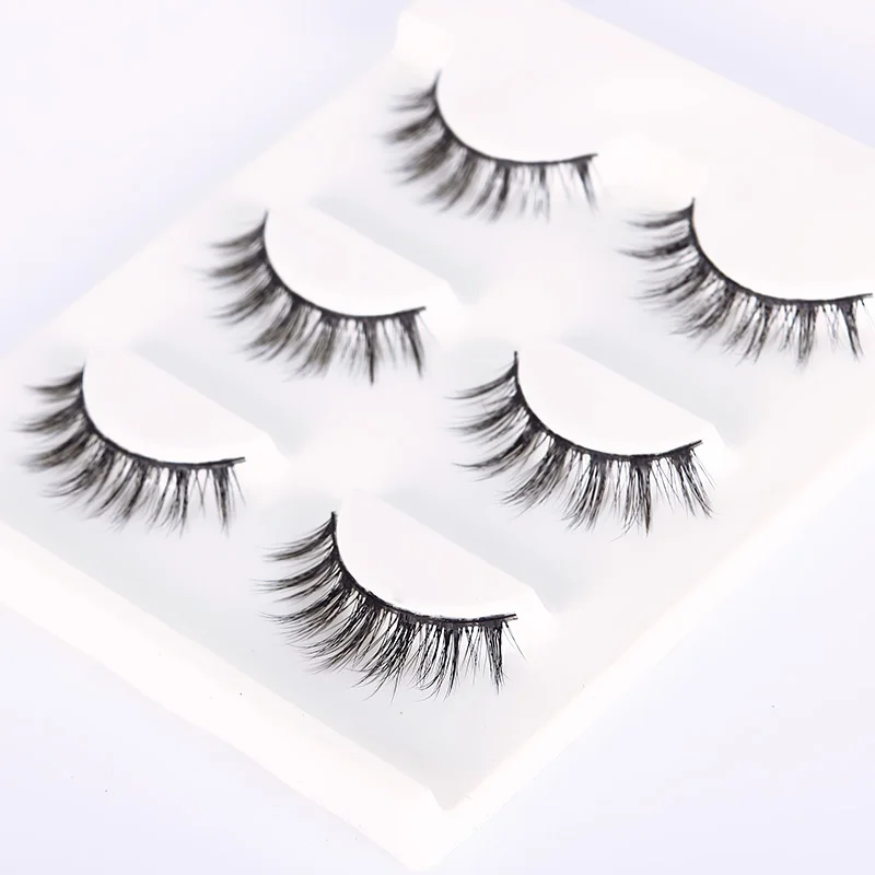 3 пары накладных ресниц 3D полоски накладные ресницы инструменты для наращивания