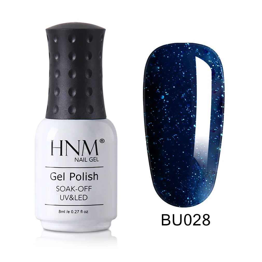 028 HNM гель для ногтей синяя серия 8 мл гель лак Vernis полуперманентный УФ светодиодный Гель-лак для ногтей Esmalte Перманентный гель лак для покраски ногтей - Цвет: 028
