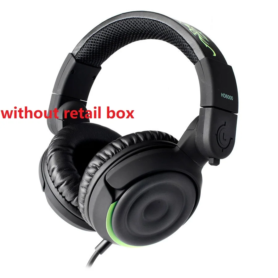 without retail box Складная Takstar HD6000/HD 6000 гарнитура Hi-Fi DJ наушники монитор динамические стерео наушники для ПК музыкальная студия - Цвет: without retail box