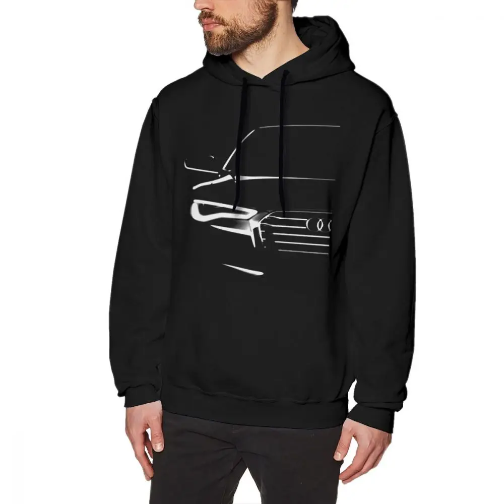 

Novelty A6 Car Hoodies Long Sleeve For Man 100% Cotton Fashion Streetwear Hoodie
