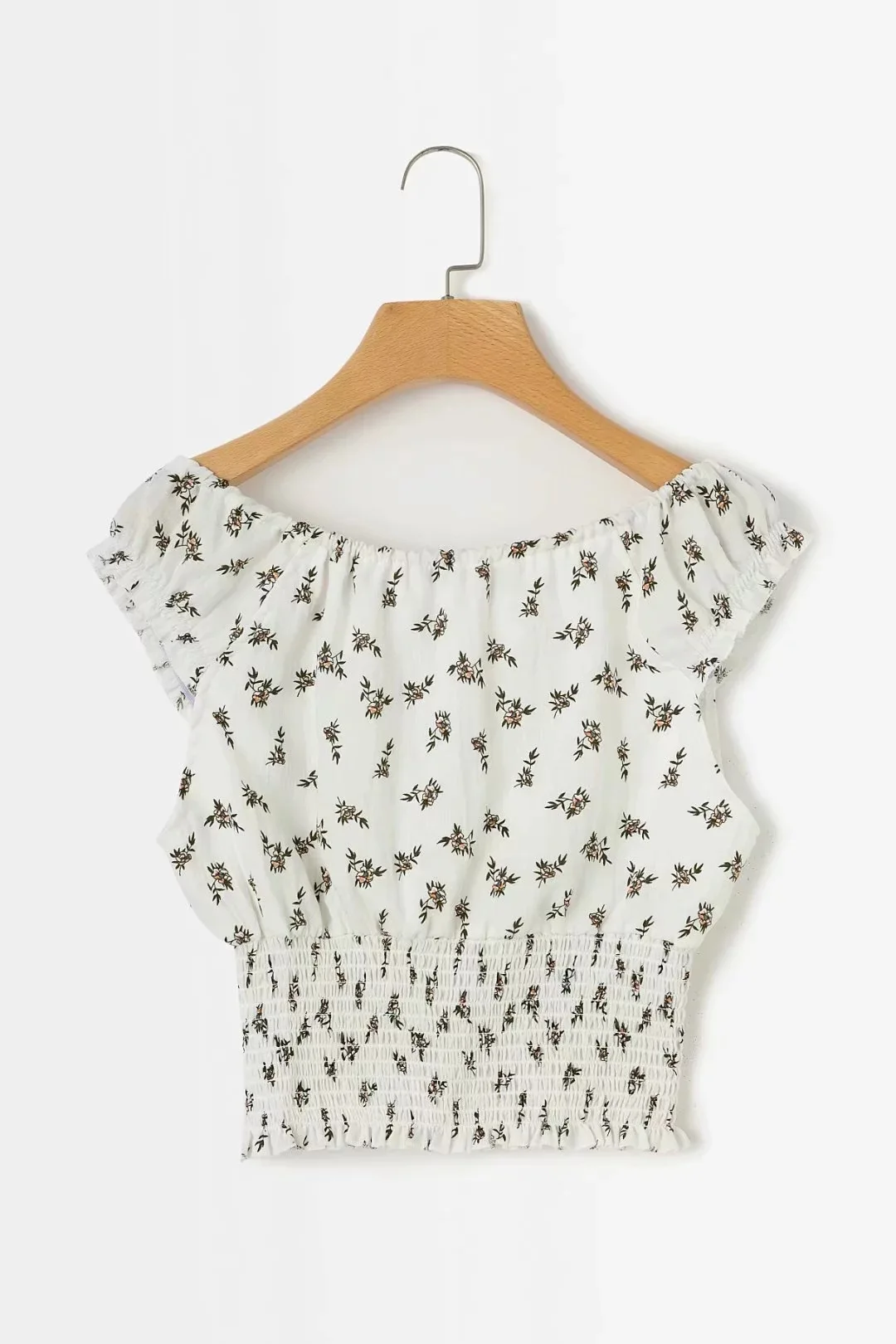 

Summer New Women European and American Fan Fashion Print Slim Blusas Mujer De Moda 2019