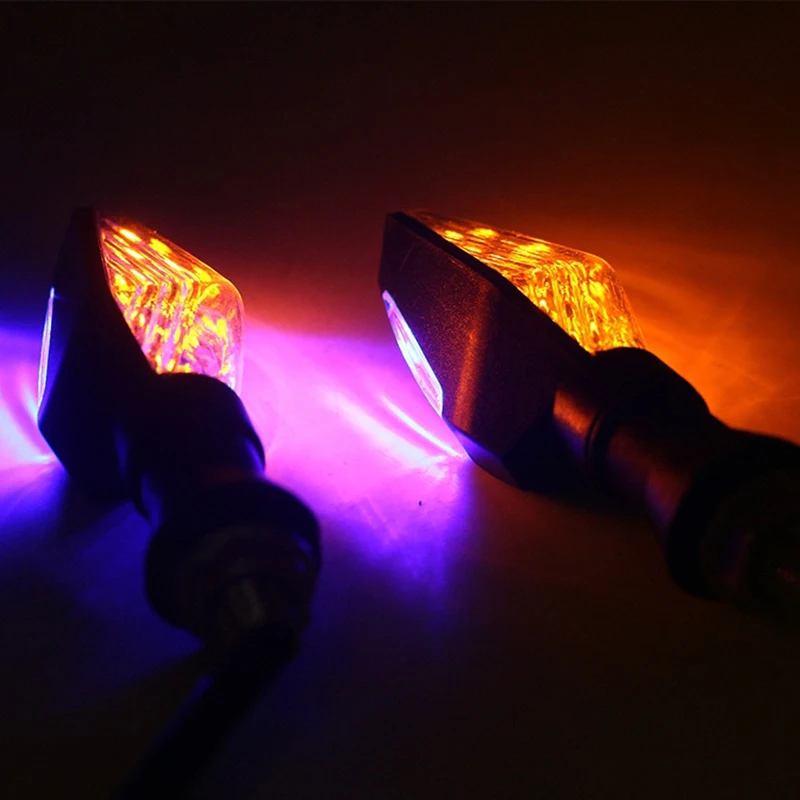 

LED Turn Signal Light for Motorcycle Motorbike Universal led Blinker Indicators Scooter Motor Moto DC 12V Yellow Brake Light