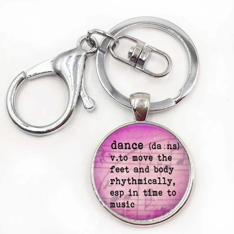 Винтажный силуэт балерины искусство мужской женский брелок Мода Degas dance rs сумка для дискотеки подвеска брелок кольцо держатель