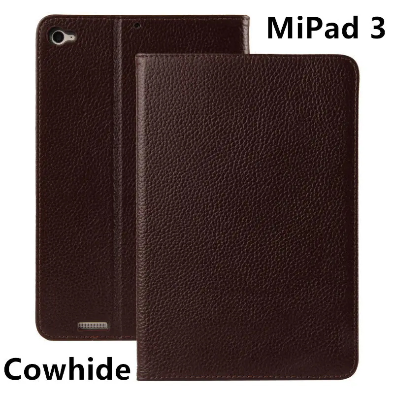 Чехол из воловьей кожи для Xiaomi MiPad 3 защитный смарт-чехол натуральной планшетный