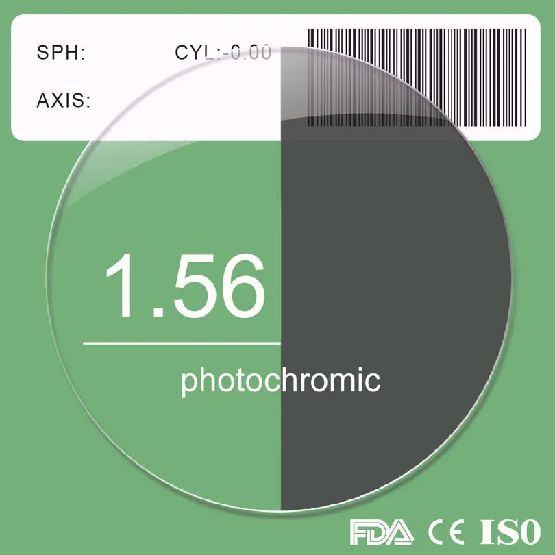 Фотохромные очки с защитой от излучения линзы по рецепту синего излучения/УФ