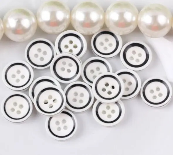 980 шт 12 7 мм круглые полимерные пуговицы ремесло DIY шитье боты для маленьких