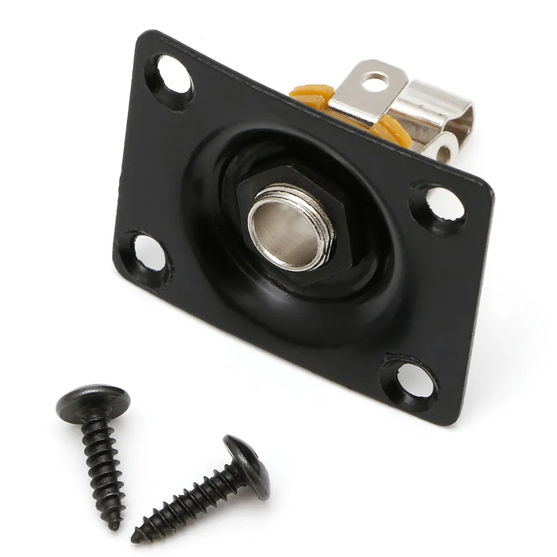 Черная металлическая прямоугольная пластина для гитары запчасти электронной