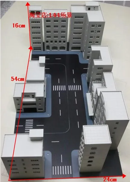 Игрушечная фигурка в наличии виде комиксного клуба GUNDAM Модель Ultraman Street Building scene set