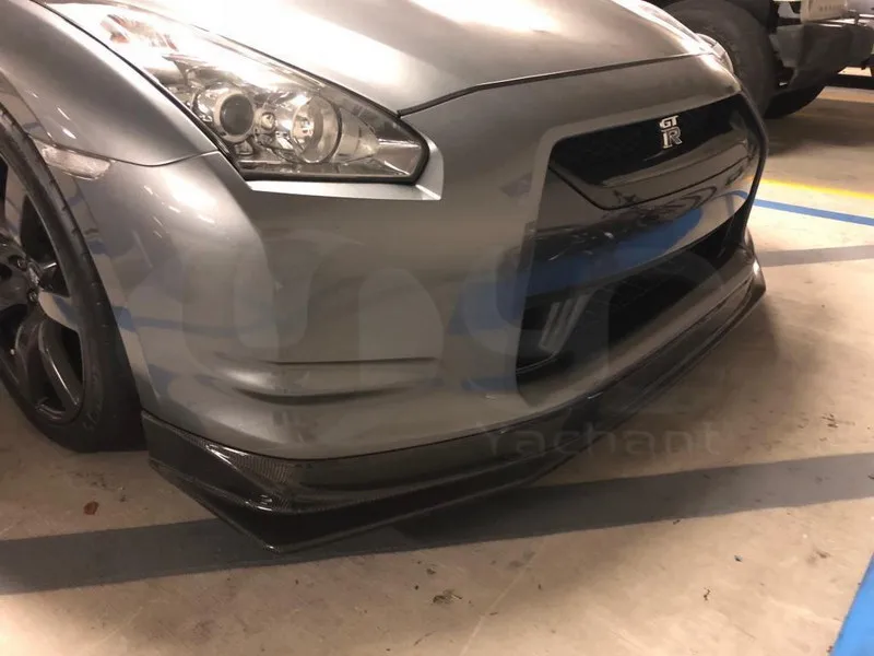 Автомобильный Стайлинг из углеродного волокна/автомобиль frp передний бампер для губ подходит для 2008-2010 R35 GTR CBA KS Тип 2 Стиль передняя губа без воздуховода