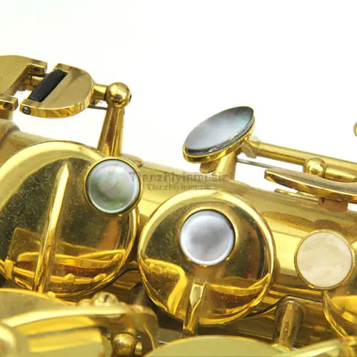 

1set=9pcsSaxophone Real Mother of Pearl Key Buttons Inlays Sax Part