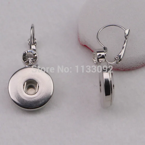 min order is $15 hot selling women new snap button charm earring diy rhinestone earrings free shipping | Украшения и аксессуары