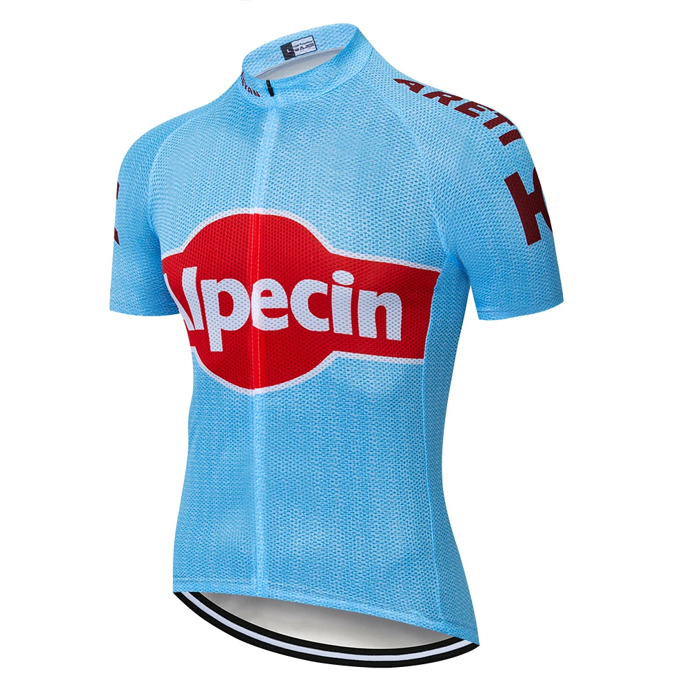 Alpecin новинка 2019 профессиональная команда для мужчин короткий рукав Велоспорт