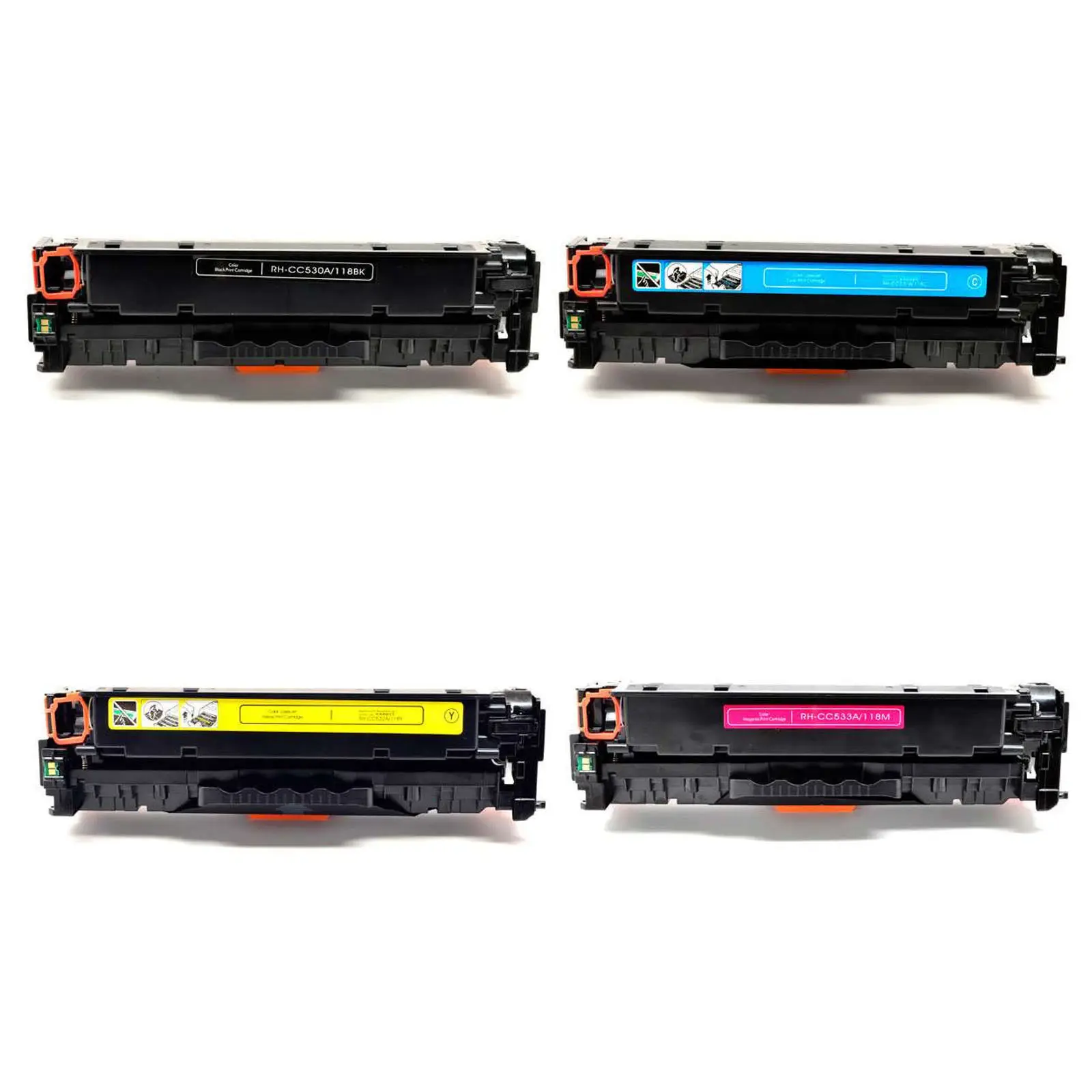 Картридж с тонером JIANYINGCHEN CC530A CC531A CC532A CC533A для лазерного принтера HPs Color LaserJet CM2320